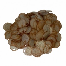 Yarı Saydam Çanta Süsleme Pulu 20 mm (20 gr) Kahverengi