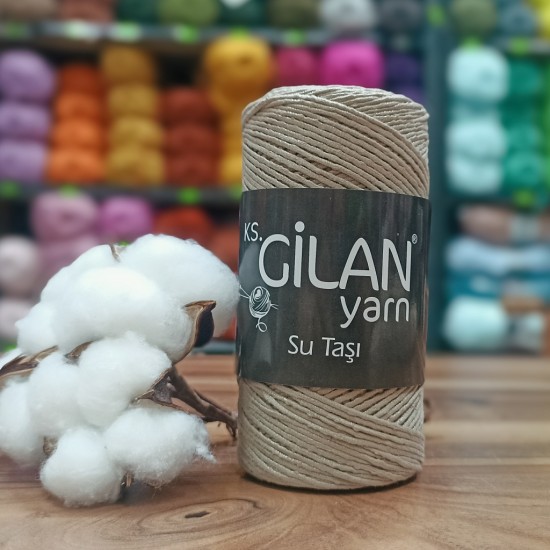 GİLAN SUPRA SU TAŞI METALİK EFEKTLİ EL ÖRGÜ İPİ