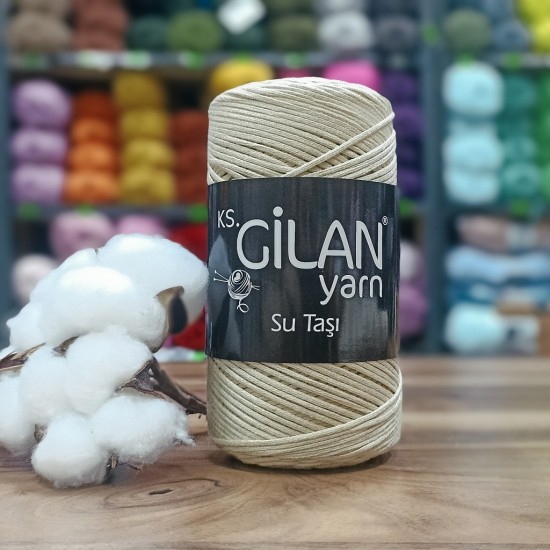 GİLAN SUPRA SU TAŞI METALİK EFEKTLİ EL ÖRGÜ İPİ