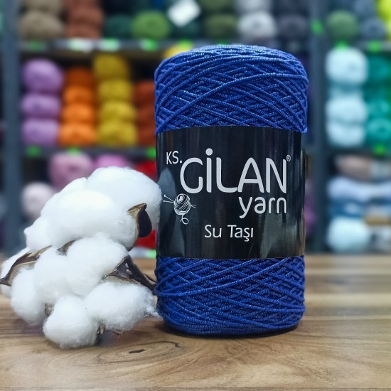 GİLAN SUPRA SU TAŞI METALİK EFEKTLİ EL ÖRGÜ İPİ