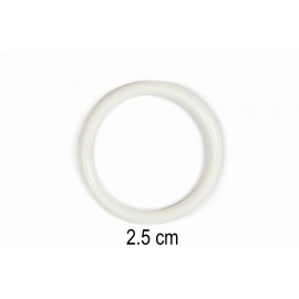 Plastik Beyaz Lif,Başlama,Peçetelik Halkası 1 Adet Küçük 2,5 cm