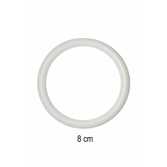Plastik Beyaz Lif,Başlama,Peçetelik Halkası 1 Adet Çok Büyük 8 cm Plastik Beyaz Lif,Başlama,Peçetelik Halkası 1 Adet Çok Büyük 8 cm