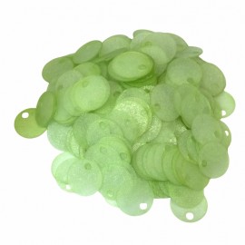 Yarı Saydam Çanta Süsleme Pulu 20 mm (20 gr) Fıstık