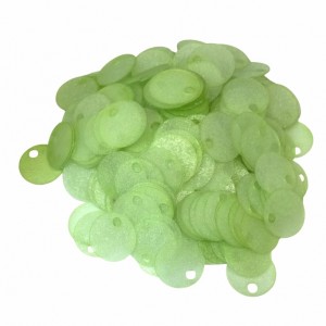 Yarı Saydam Çanta Süsleme Pulu 20 mm (20 gr) Fıstık