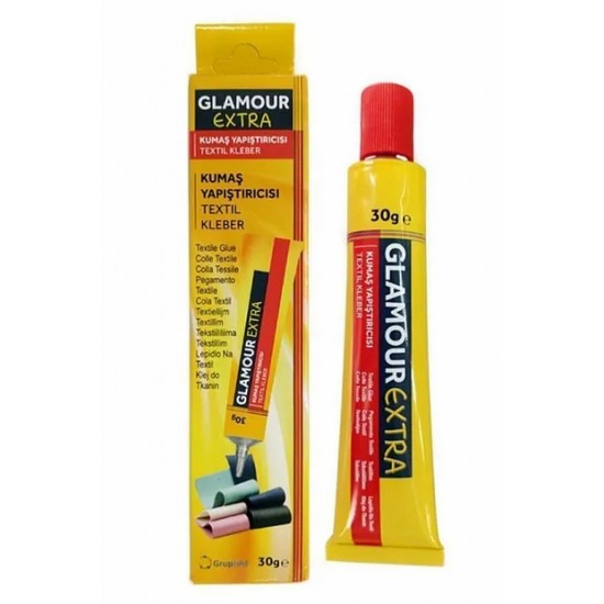 GLAMOUR EXTRA 30 GR TEKSTİL YAPIŞTIRICISI GLAMOUR EXTRA 30 GR TEKSTİL YAPIŞTIRICISI