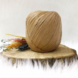 50 gr İplix Natural Raffia - No:34 - Tarçın