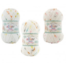 Alize Velluto Mini Colors El Örgü İpi