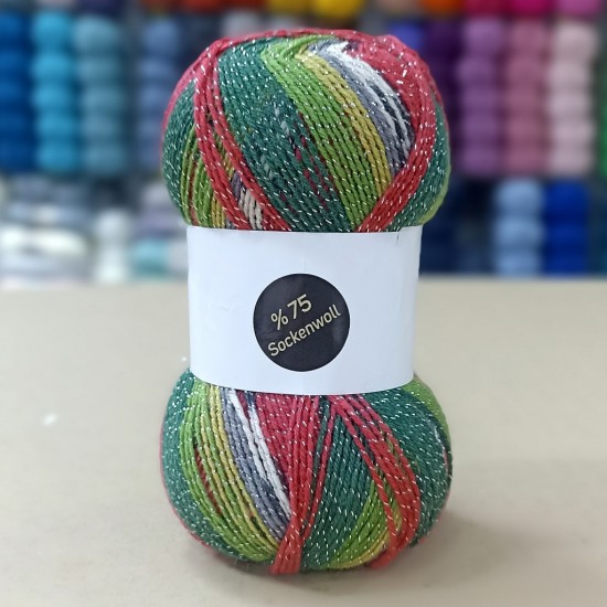 90-100 gr SockenWolle %75 Yünlü İhraç Fazlası El Örgü İpi -Çorap İpi 90-100 gr SockenWolle %75 Yünlü İhraç Fazlası El Örgü İpi -Çorap İpi