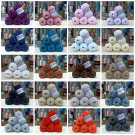 5 adet (500 gr) PANDA Soft Chenille Kadife  