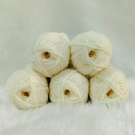 500 gr %70 Superwash Wool  İhraç Fazlası El Örgü İpi -  Krem