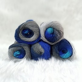 590 - 620 gr İhraç Fazlası Lüks Ebruli El Örgü İpi  590 - 620 gr İhraç Fazlası Lüks Ebruli El Örgü İpi