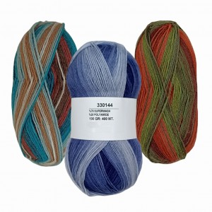 90-100 gr SockenWolle %75 Yünlü İhraç Fazlası El Örgü İpi -Çorap İpi