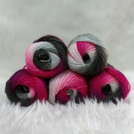 500 gr İhraç Fazlası Lüks Ebruli El Örgü İpi  500 gr İhraç Fazlası Lüks Ebruli El Örgü İpi