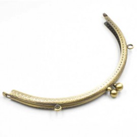 20.5 cm  ÇANTA SAPI KENARI DELİKLİ DESENLİ - ANTİK