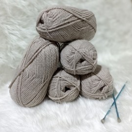 500 gr %20 Yünlü İnce Spaghetti El Örgü İpi - Sütlü Kahve Melanj 500 gr %20 Yünlü İnce Spaghetti El Örgü İpi - Sütlü Kahve Melanj