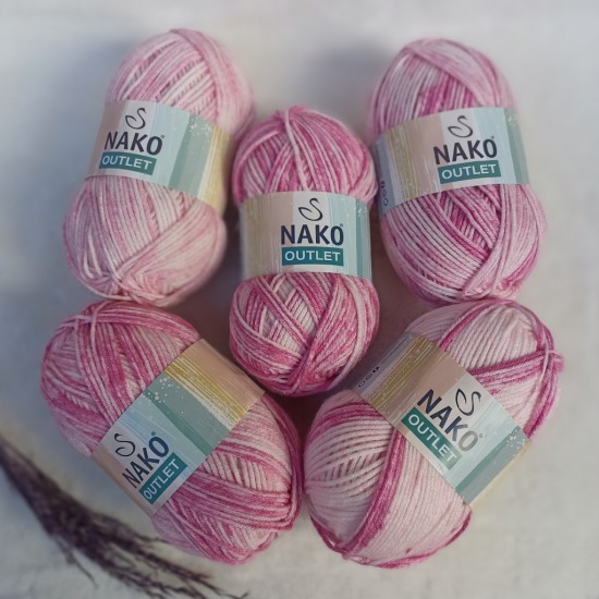 500 - 550 gr Yarn Bee Low Piiling Ebruli İhraç Fazlası El Örgü İpi