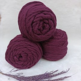 600 gr K&C Cozy Wool % 50 Yün  İhraç Fazlası El Örgü İpi - MÜRDÜM