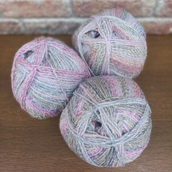 550-600 gr Ebruli İhraç Fazlası El Örgü İpi