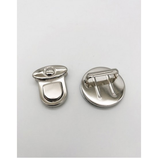 Tek Noktalı Metal Çanta Cüzdan Kilidi 4 cm
