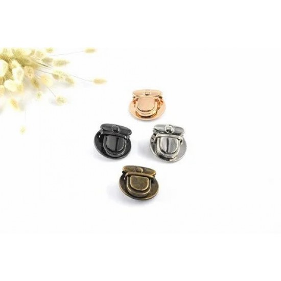 Tek Noktalı Metal Çanta Cüzdan Kilidi 4 cm