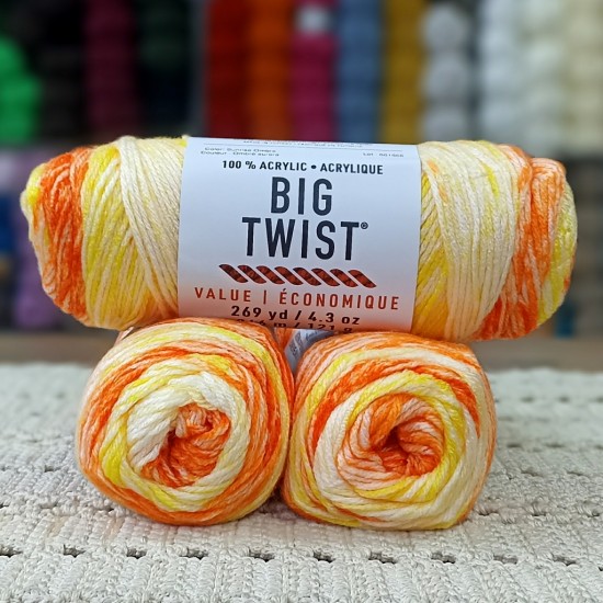 370 - 410 gr AMERİKAN SARIM EBRULİ EL ÖRGÜ İPİ 