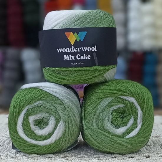 300 gr %10 Yünlü Alpaca Görünümlü Zincir Büklüm Ebruli Cake İhraç Fazlası El Örgü İpi 