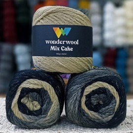 300 gr %10 Yünlü Alpaca Görünümlü Zincir Büklüm Ebruli Cake İhraç Fazlası El Örgü İpi 