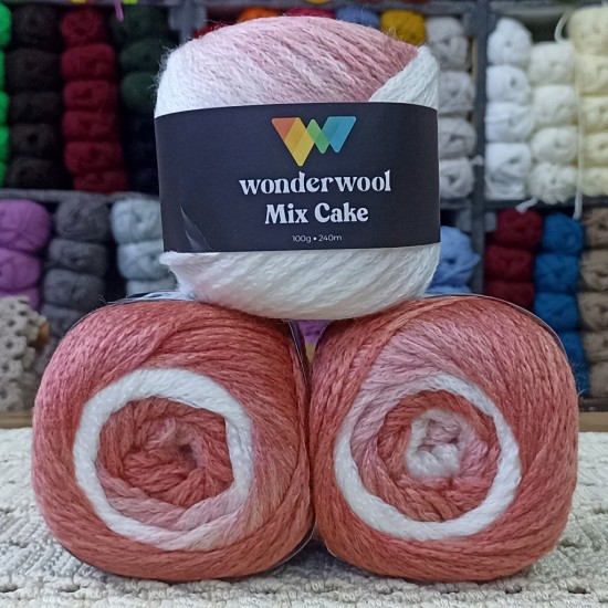 300 gr %10 Yünlü Alpaca Görünümlü Zincir Büklüm Ebruli Cake İhraç Fazlası El Örgü İpi 
