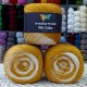 300 gr %10 Yünlü Alpaca Görünümlü Zincir Büklüm Ebruli Cake İhraç Fazlası El Örgü İpi 