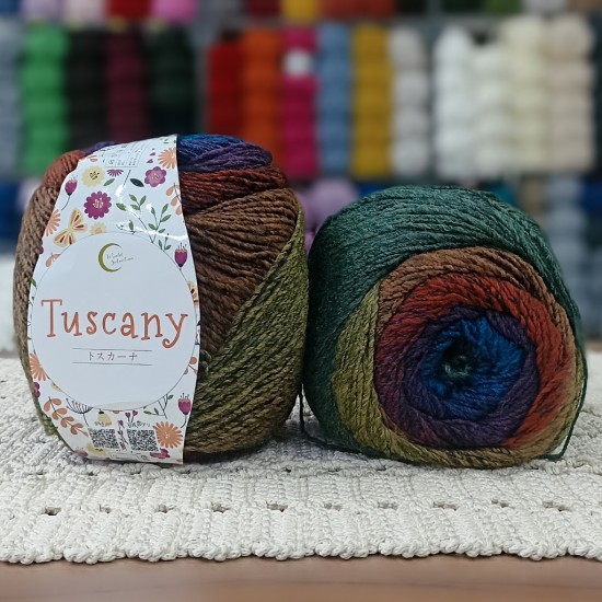 300-330 Gr Tuscany Ebruli İhraç Fazlası El Örgü İpliği