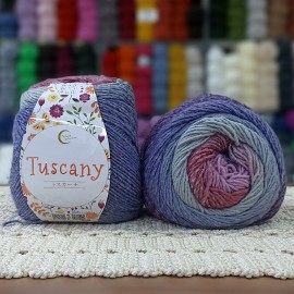 300-330 Gr Tuscany Ebruli İhraç Fazlası El Örgü İpliği