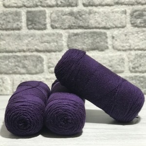 550-600 gr AMERİKAN SARIM EL ÖRGÜ İPİ - Mor