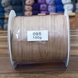 100 gr İhraç Fazlası SOFT Rafya El Örgü İpi - 095 Bej