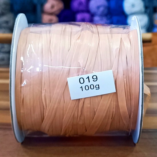 100 gr İhraç Fazlası SOFT Rafya El Örgü İpi - 019 Somon