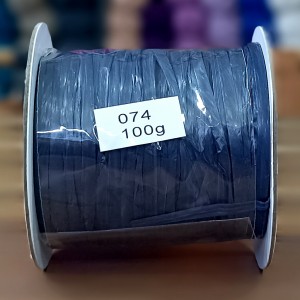 100 gr İhraç Fazlası SOFT Rafya El Örgü İpi - 074 Lacivert