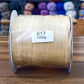 100 gr İhraç Fazlası SOFT Rafya El Örgü İpi - 017 Sarımtrak Kese Kağıdı