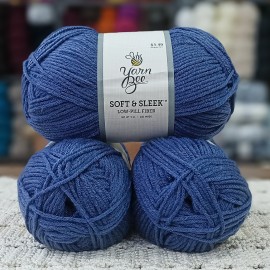 Yarn Bee Soft & Sleek 420-440 GR İhraç Fazİası El Örgü İpi - Denim 