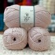 Yarn Bee Soft & Sleek 420-440 GR İhraç Fazİası El Örgü İpi - Pudra