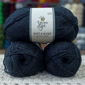 Yarn Bee Soft & Sleek 420-440 GR İhraç Fazİası El Örgü İpi - Antrasit