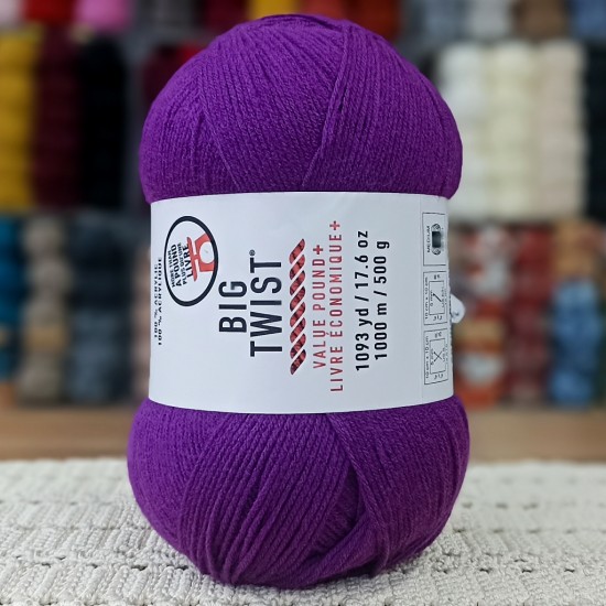 350-380 gr Mega Boy İhraç Fazlası El Örgü İpi - Mürdüm Mor