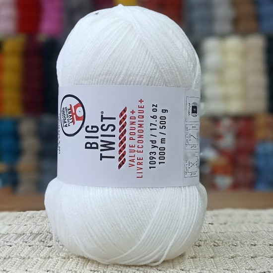 400-430 gr Mega Boy İhraç Fazlası El Örgü İpi - Beyaz