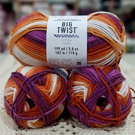 320-340 gr Big Twist Living Vivre  Anti-Piiling Ebruli İhraç Fazlası El Örgü İpi