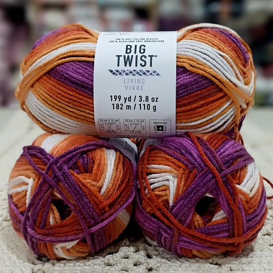 320-340 gr Big Twist Living Vivre  Anti-Piiling Ebruli İhraç Fazlası El Örgü İpi