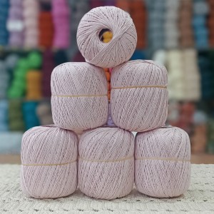 6 Adet (600) gr Cotton Love Yarns %100 Brezilya Saf Pamuk - Pudra Pembe