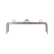 Metal Örme Çanta Bursu  25.5 cm GÜMÜŞ