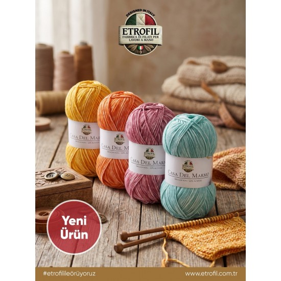 Etrofil Casa Del Marmo 50 gr - %78 Cotton