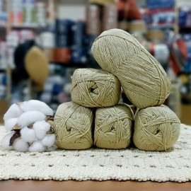 500 gr Gold Life Cotton %50 Pamuk El Örgü İpi - Sarı Bej