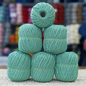 6 Adet (600) gr Cotton Love Yarns %100 Brezilya Saf Pamuk - Adaçayı