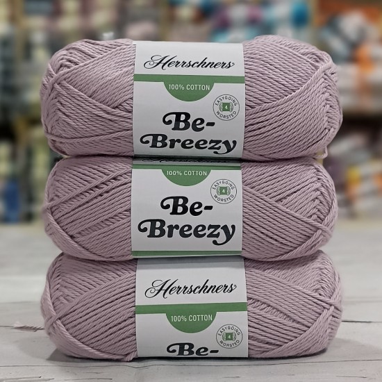 300 gr %100 Alman Cotton Be-Breezy İhraç Fazlası  El Örgü İpi - Uçuk Lila