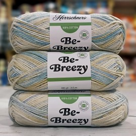 300 gr %100 Alman Cotton Be-Breezy İhraç Fazlası  El Örgü İpi - Ebruli